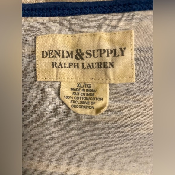 Ralph Lauren Denim & Supply Aztec Print Racerback Teeshirt Maxi Dress, size XL - Picture 6 of 7